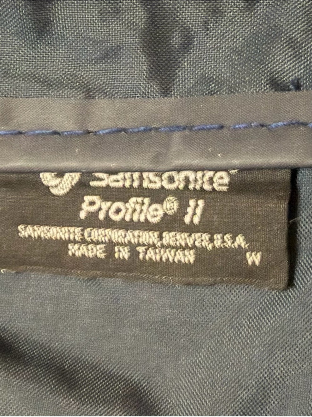 Samsonite Navy Travel Garment Bag with Shoulder Strap - Picture 14 of 15